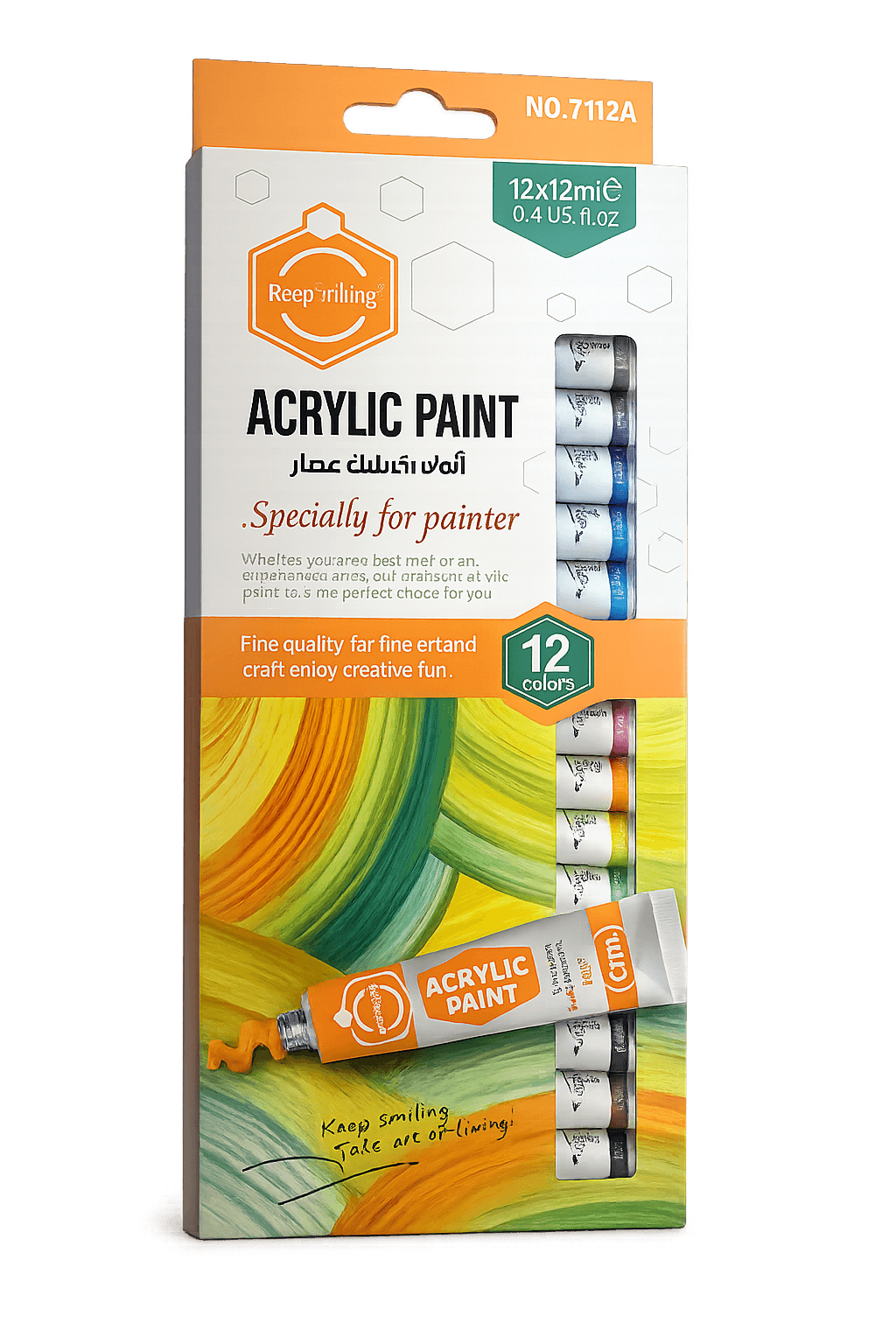 Keep Smiling Acrylic Paints