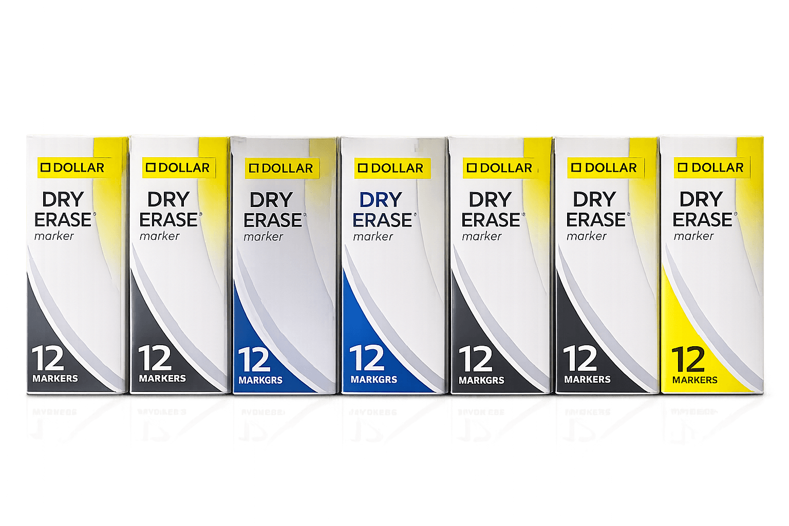 Dollar Board Marker Pack of 12