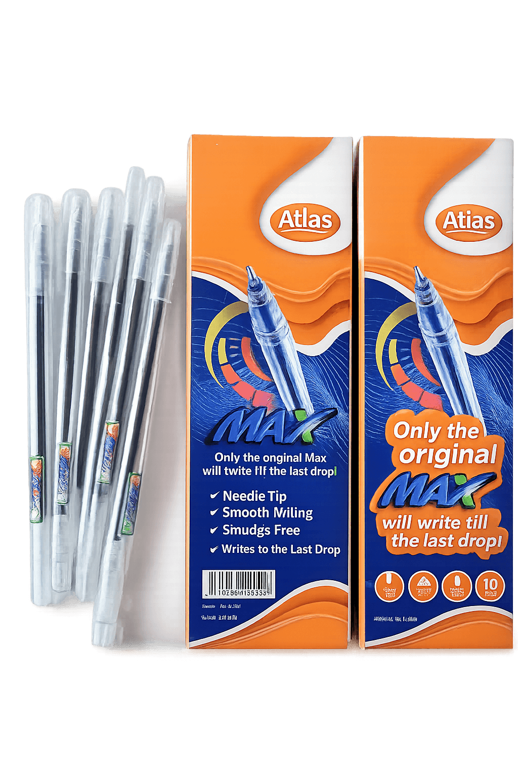 Atlas Max Ball Point Pen Pack of 10