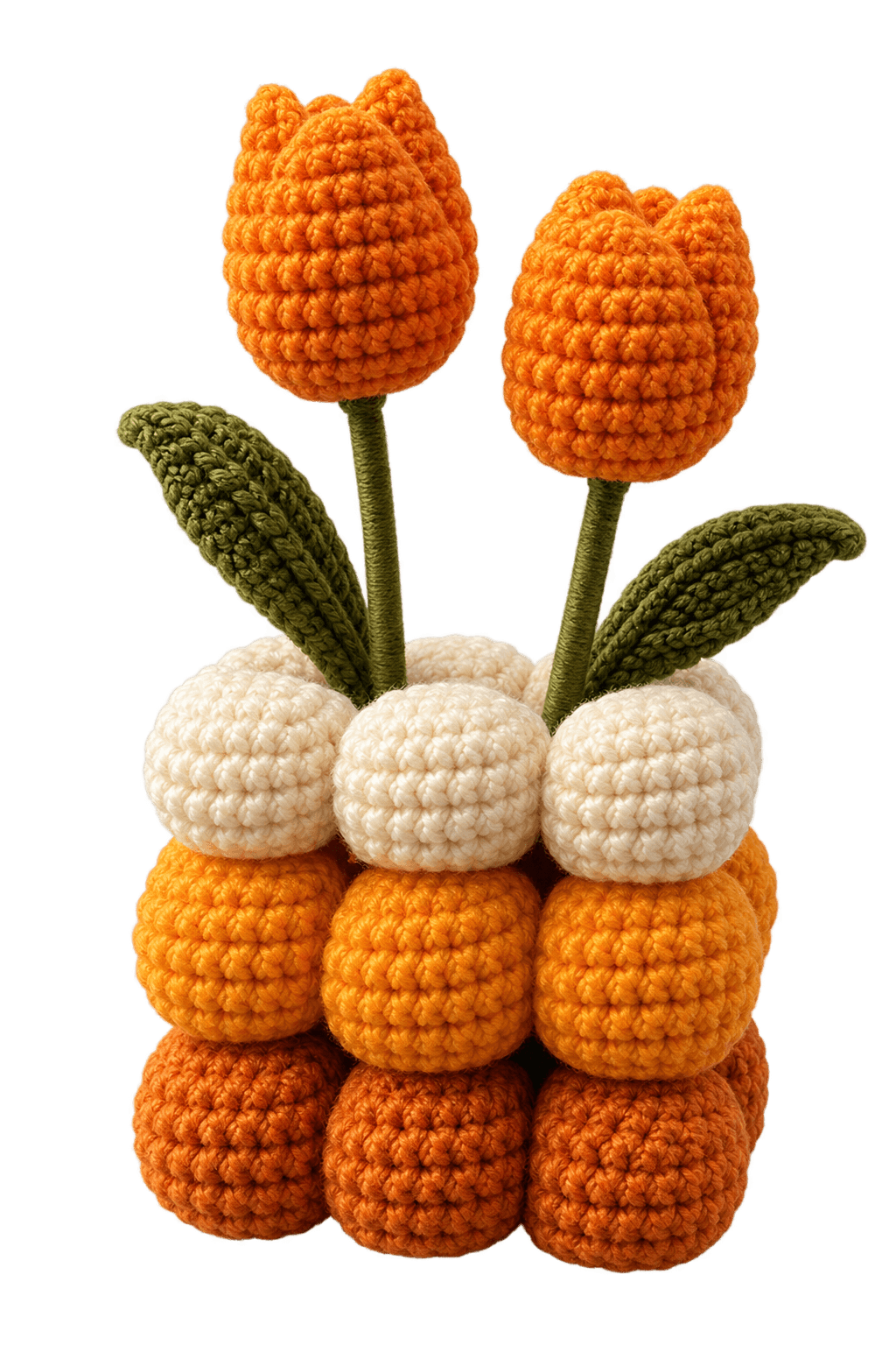 Pen holder crochet