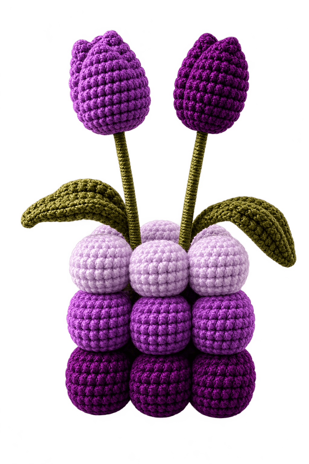Pen holder crochet